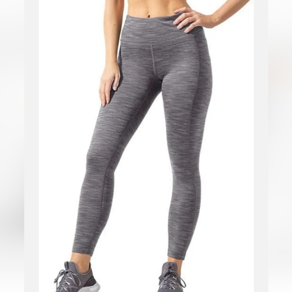 Mondetta Gray Marled Yoga Leggings w/ Pockets